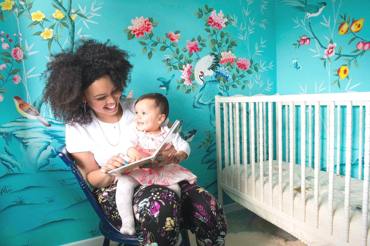 Painting a chinoiserie nursery - the entire process - Diane Hill