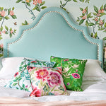 Lady Alford Floral fabric, Colourful Fabric, For cushions, upholstery, curtains, Fabric pattern