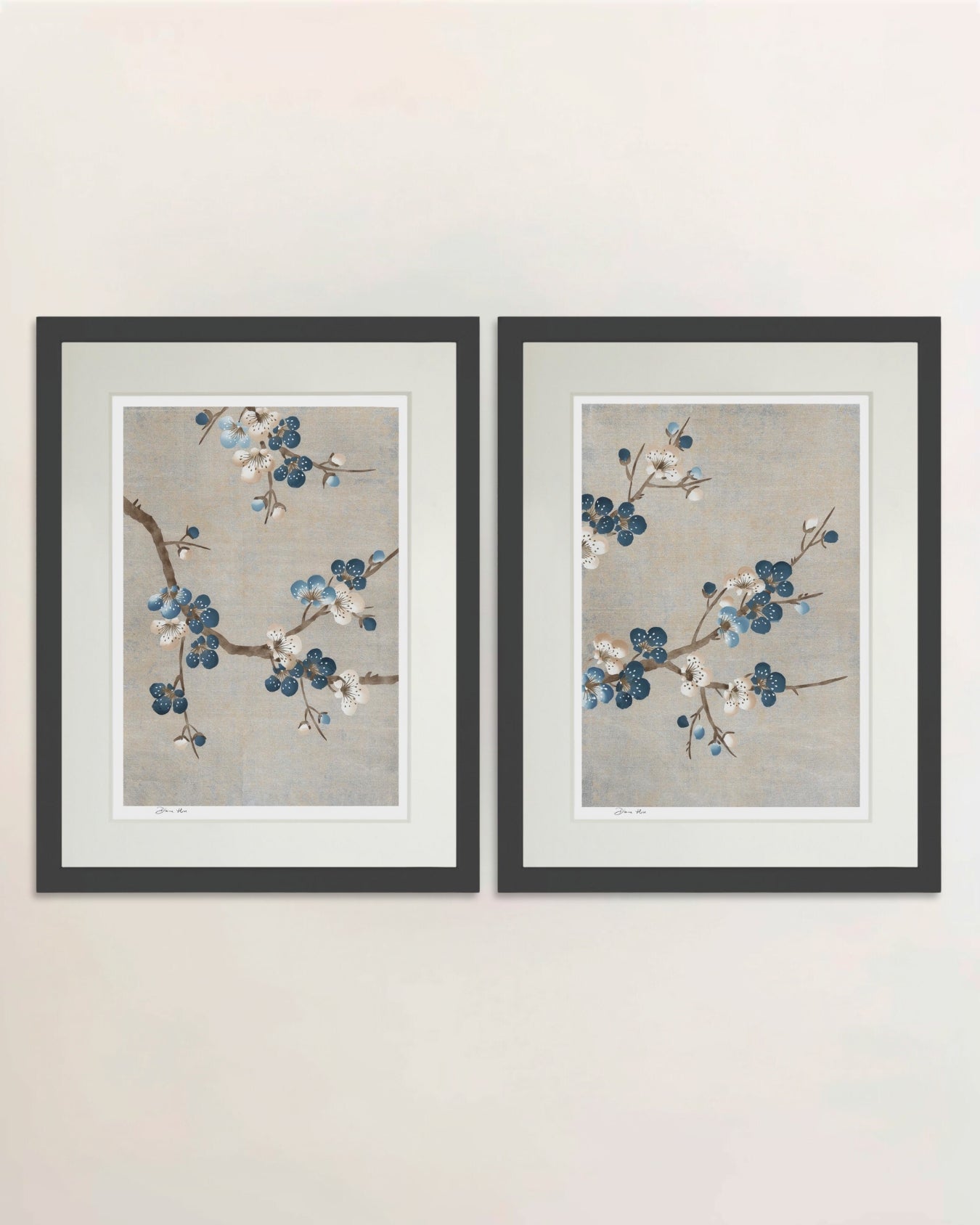 Chinoiserie fashion Flowers Acrylic Print, Acrylic Wall Art Print, Floral Home Decor Artwork, 11″ × 14″ Vertical Print