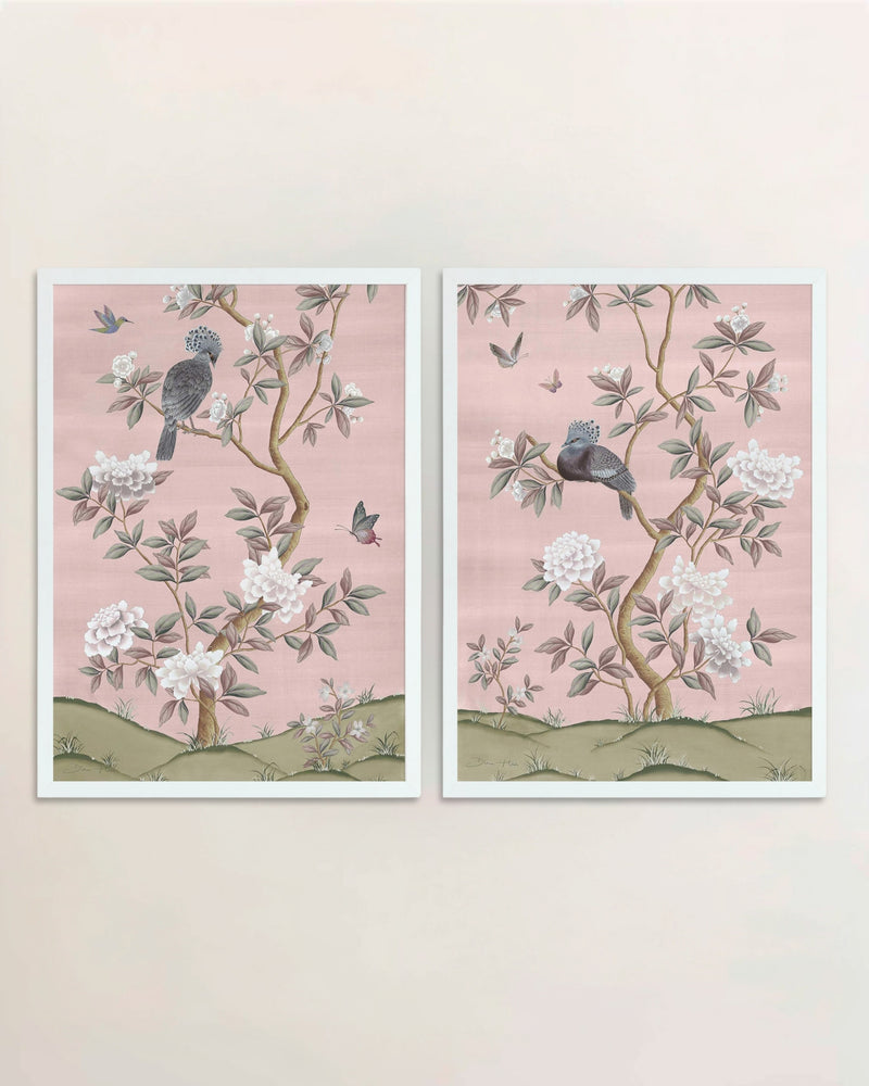 Faraway Land Wall Art Prints, Set of Two - Divine