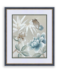 Pebble Blue Chinoiserie Original Painting