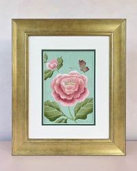 Antique Dog Rose Original Painting - Diane Hill