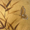 Antique Gold & Umber Chinoiserie Original Painting - Diane Hill