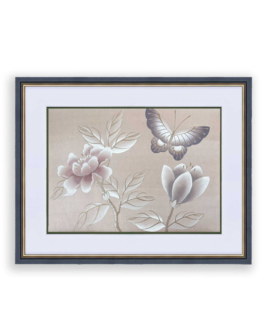 Ballet Pink Chinoiserie Original Painting - Diane Hill