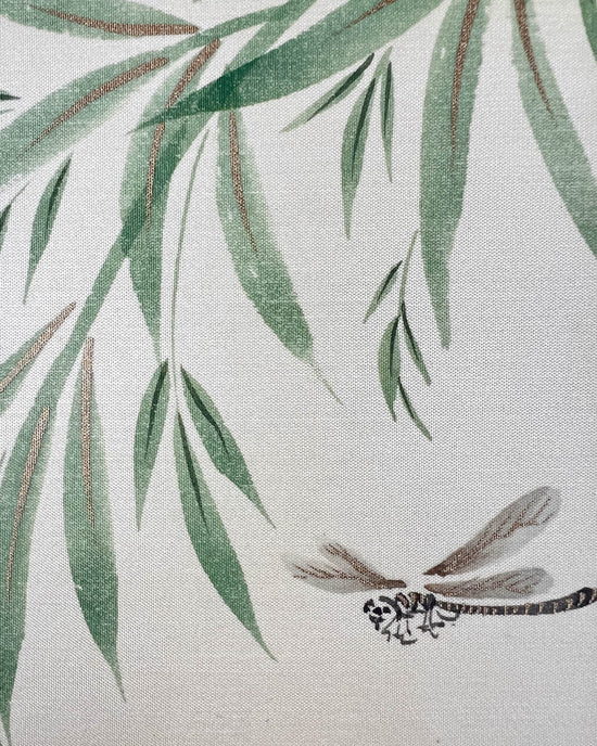 Dragonfly And Foliage (A) Original Painting - Diane Hill