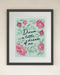 Dream A Little Dream Blue Charity Print - Diane Hill