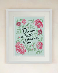Dream A Little Dream Blue Charity Print - Diane Hill