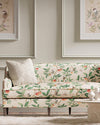 Ella Cotton Linen Fabric - Fig Blossom/Fig Leaf/Nectarine - Diane Hill