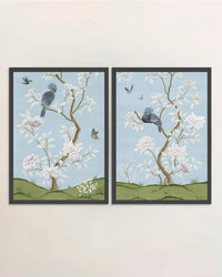 Faraway Land Wall Art Prints, Set of Two - Aurora - Diane Hill