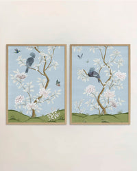 Faraway Land Wall Art Prints, Set of Two - Aurora - Diane Hill