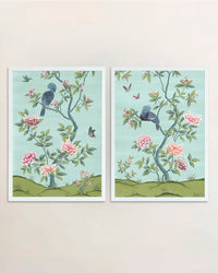Faraway Land Wall Art Prints, Set of Two - Eden - Diane Hill