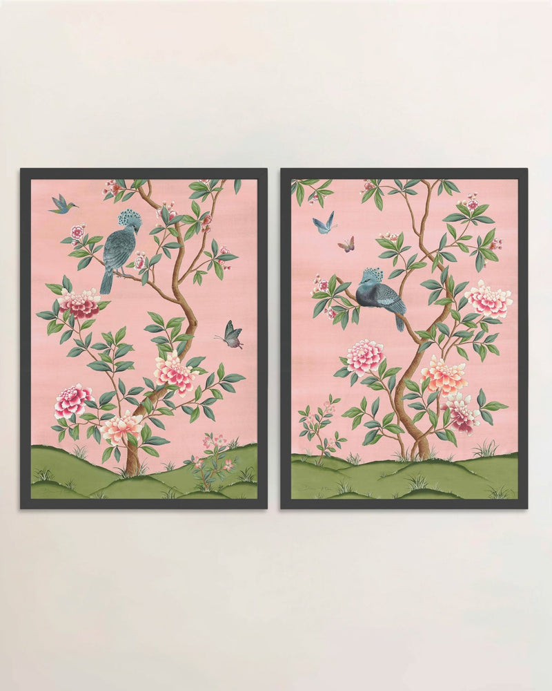 Faraway Land Wall Art Prints, Set of Two - Euphoria - Diane Hill