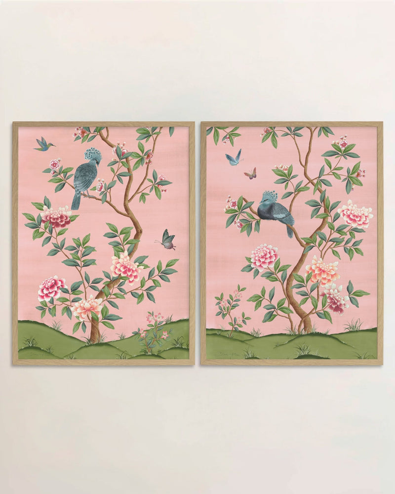 Faraway Land Wall Art Prints, Set of Two - Euphoria - Diane Hill