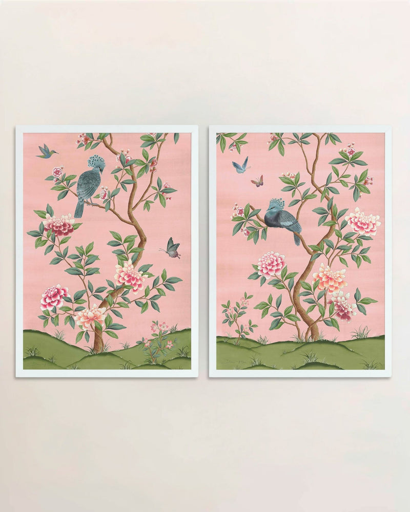 Faraway Land Wall Art Prints, Set of Two - Euphoria - Diane Hill
