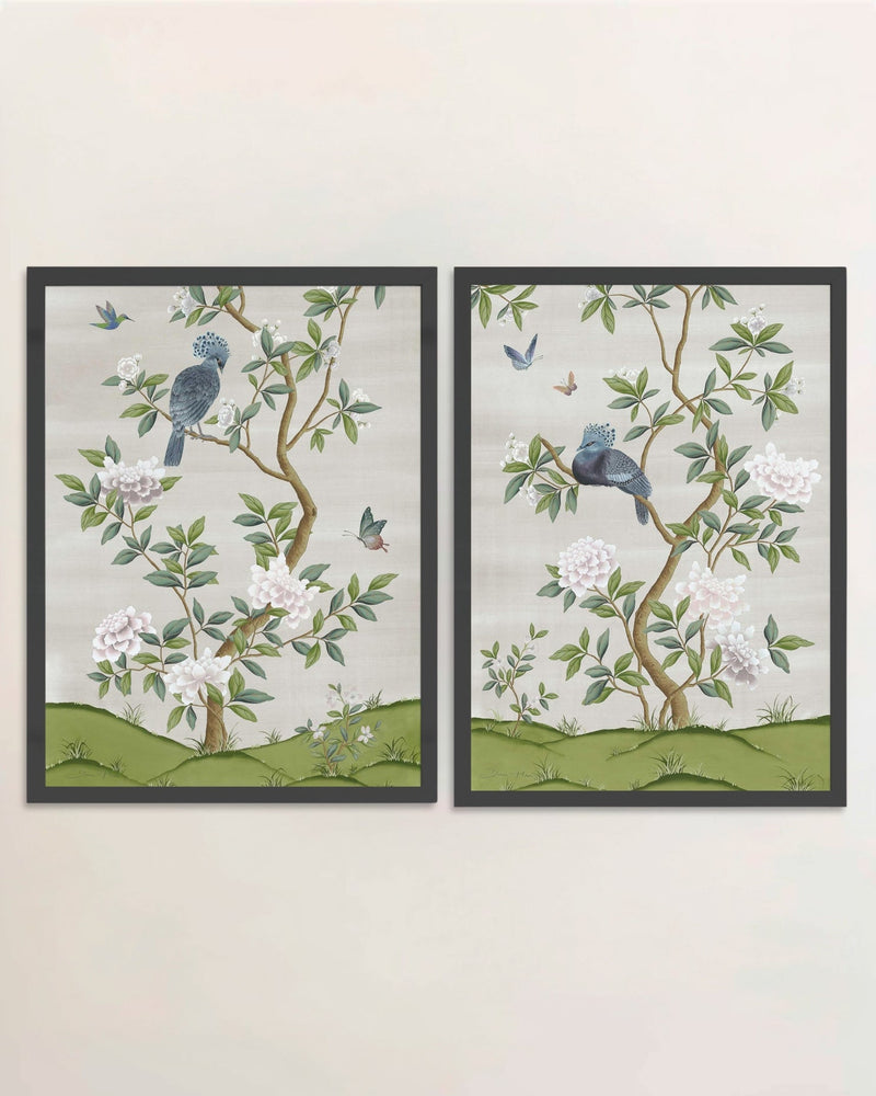 Faraway Land Wall Art Prints, Set of Two - Pearly Gates - Diane Hill