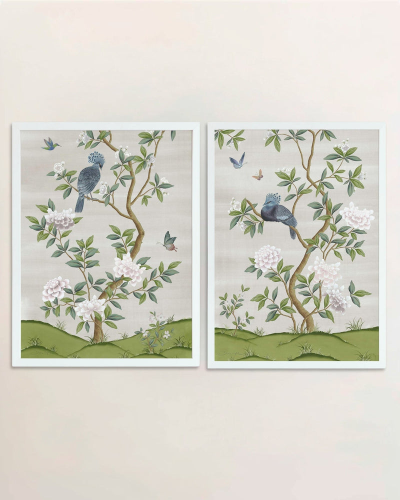 Faraway Land Wall Art Prints, Set of Two - Pearly Gates - Diane Hill