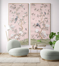 Faraway Land Wall Panel Art Prints, Set of Two - Divine - Diane Hill