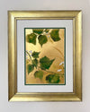 Gold Delicate Foliage Original Painting - Diane Hill