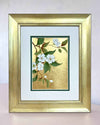Gold White Flora (A) Original Painting - Diane Hill