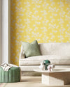 Isabella wallpaper - Honey/Porcelain - Diane Hill