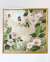Lush Blooms And Butterflies (B) Original Painting - Diane Hill