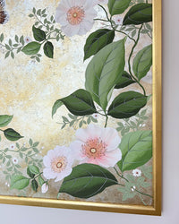 Lush Blooms And Butterflies (B) Original Painting - Diane Hill