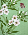 Oleander Emerald Original Painting - Diane Hill