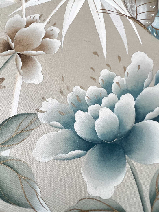 Pebble Blue Chinoiserie Original Painting - Diane Hill