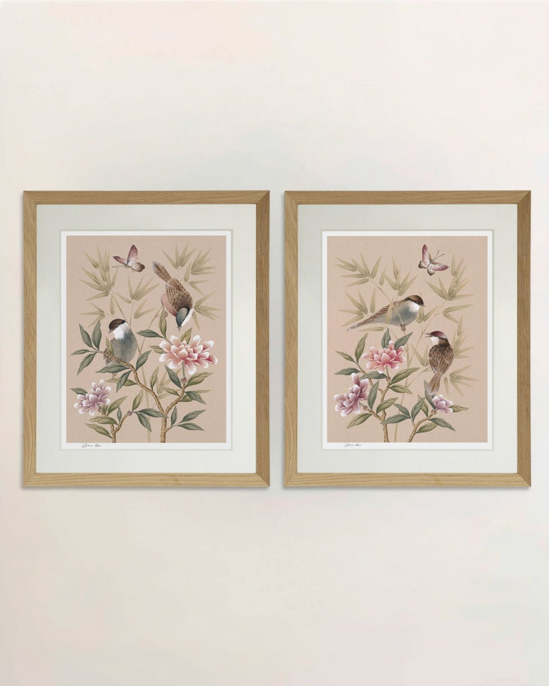Rosie & Bonnie Art Prints Set Of Two - Diane Hill