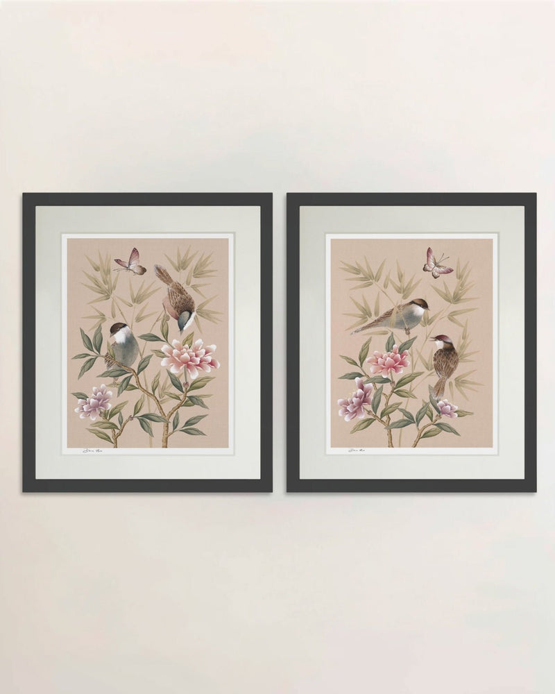 Rosie & Bonnie Art Prints Set Of Two - Diane Hill