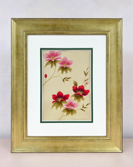 Rouge Roses Original Painting - Diane Hill