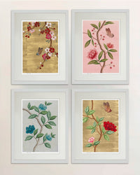 Set Of 4 Chinoiserie Wall Art Prints - Diane Hill