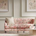 Ella Fabric - Powder/Sage/peach; Botanical design; Beautiful interior decor