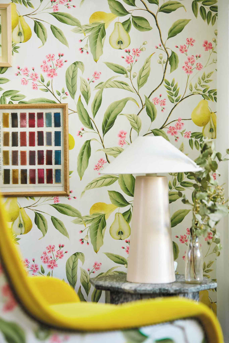 Botanical wallpaper, Wall decor, Floral, Home design