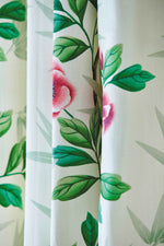 Lady Alford Botanical Floral Fabric, Colourful fabric, Chinoiserie chic, curtains, upholstery, cushions