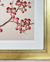 Set Of Two Cherry Blossom Silk - Original Painting