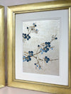 Set Of Two Cherry Blossom Silver Leaf - Original Painting