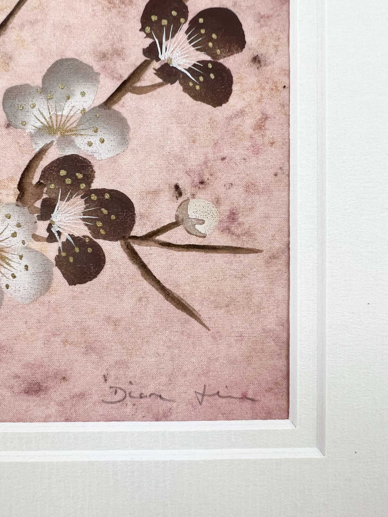 Mottled Cherry Tree Pink - Mini Original Painting