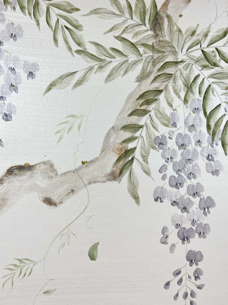 Pearlescent Wisteria Tree Original Painting