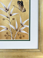 Gold And Umber Bamboo (B) Original Painting