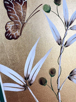 Gold And Umber Bamboo (A) Original Painting
