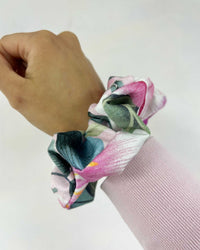 Poppy Pink Scrunchie