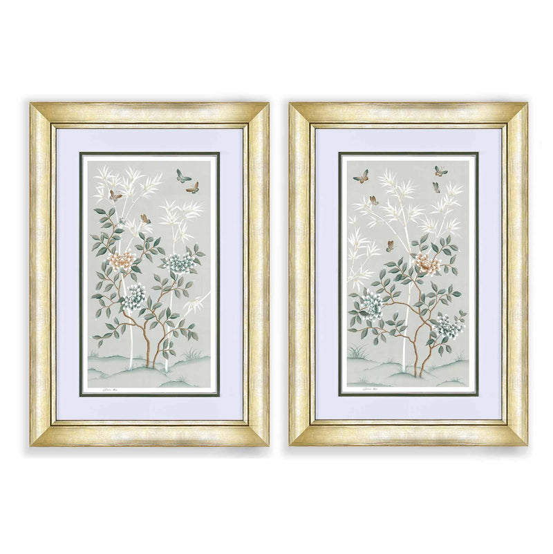Mariya & Lilly Blue Art Prints - Set Of Two