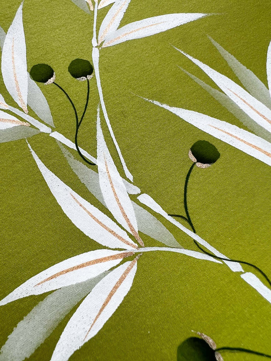 Chartreuse Original Silk Painting (A) - Diane Hill