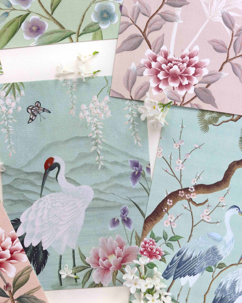 Chinoiserie Mini Art Prints - Set Of 6 - Diane Hill