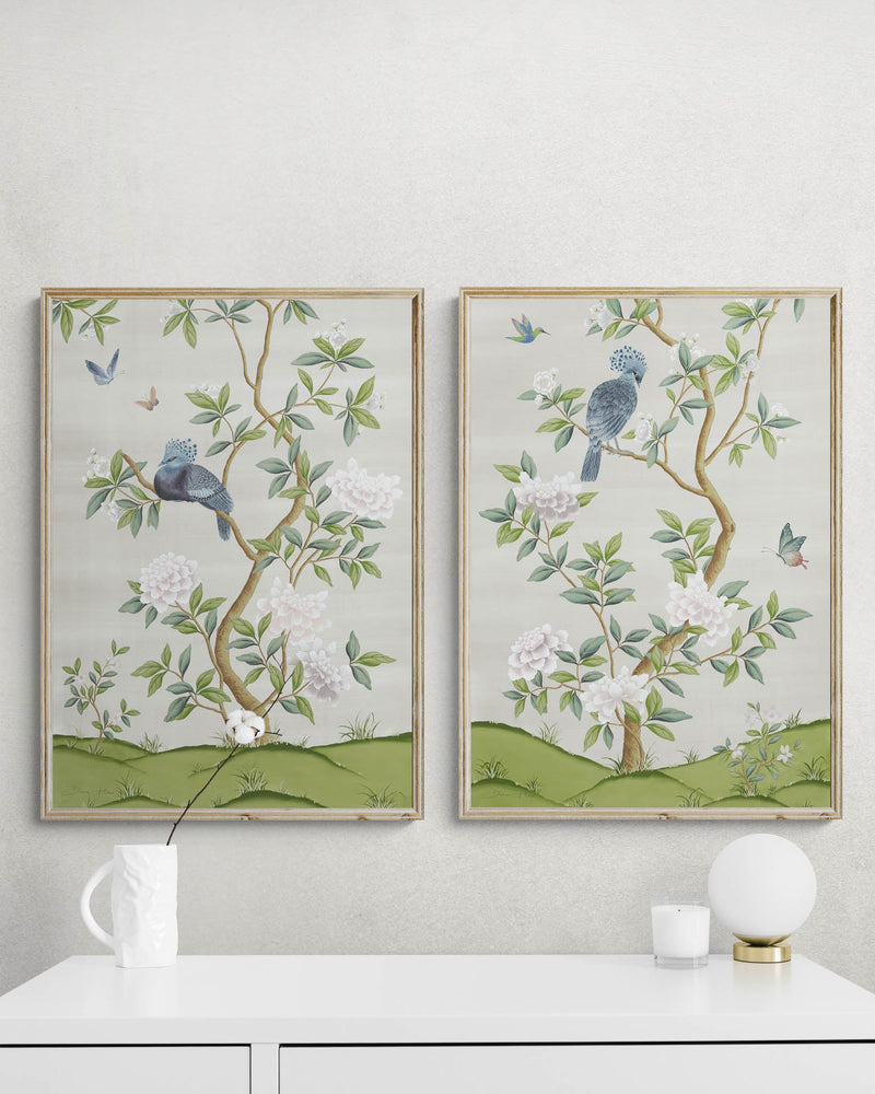 Faraway Land Wall Art Prints, Set of Two - Pearly Gates - Diane Hill