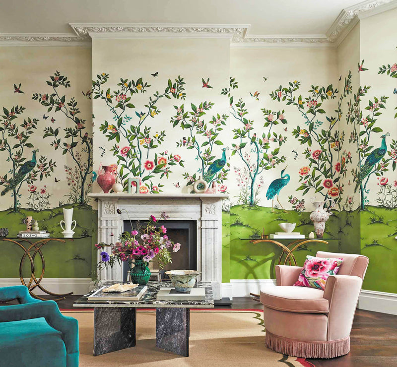 Florence Wallpaper - Fig Blossom/Apple/Peony - Diane Hill