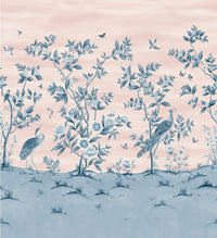 Florence Wallpaper - Powder/China Blue - Diane Hill