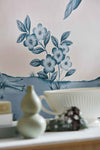 Florence Wallpaper - Powder/China Blue - Diane Hill