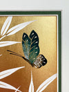 Gold And Blue Bamboo Original Painting - Diane Hill